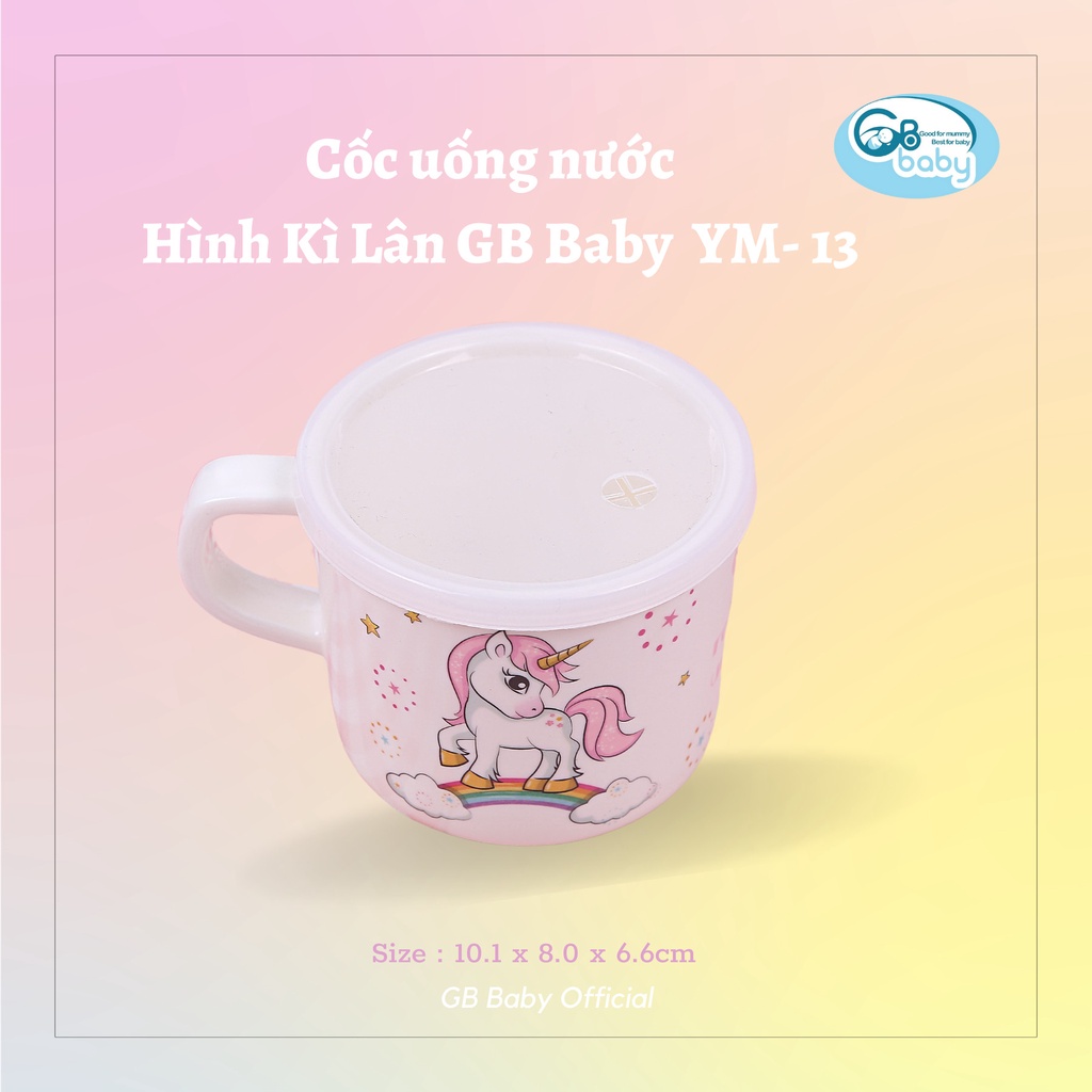 Cốc Bát Ăn Dặm Cho Bé Hình Kì Lân Đáng Yêu GB-Baby Chính hãng.