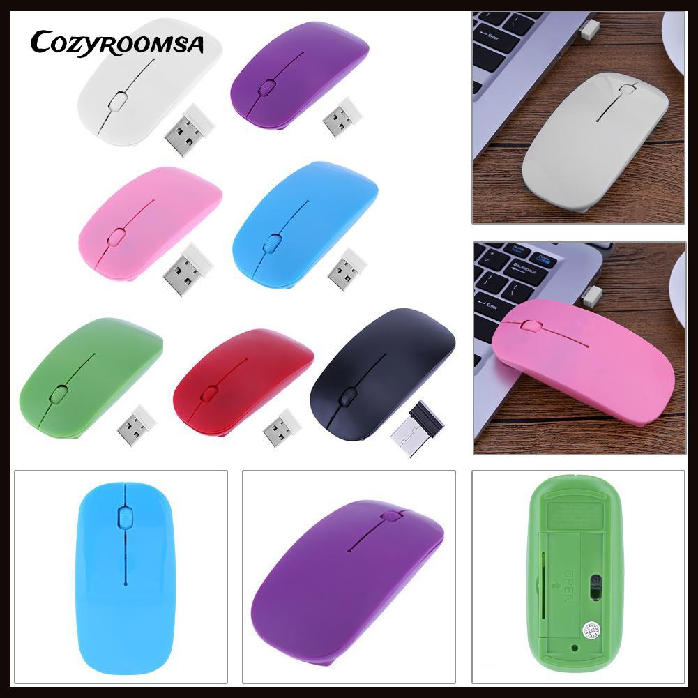 Chuột máy tính 3 nút không dây Zysa 2.4GHz 1000dpi siêu mỏng