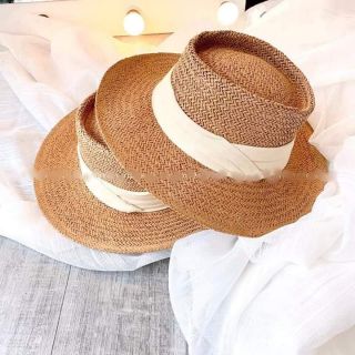 Mũ cói phối vành lụa (fa150)