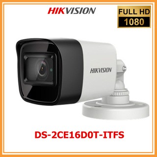 Camera HDTVI Ngoài Trời 2MP có mic HIKVISION DS-2CE16D0T-ITFS Full HD - Chính Hãng