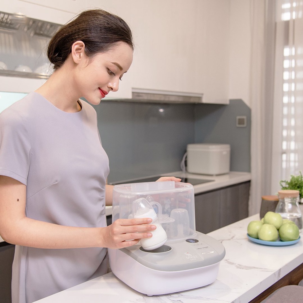 Máy tiệt trùng sấy khô và hâm sữa đa năng Moazbebe MB005 - BH Chính hãng 12 tháng