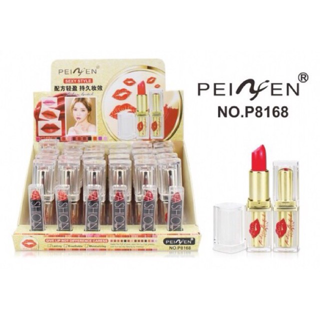 (NEW) Son Fashion Peiyen toàn màu đẹp. Hộp 24 cây tặng kèm 6 cây mini hàng mới | BigBuy360 - bigbuy360.vn