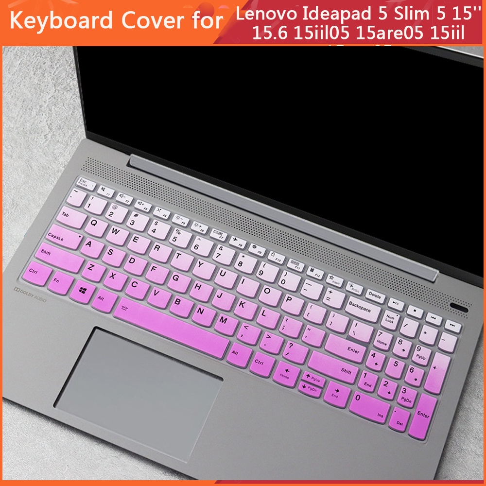 Miếng Dán Bảo Vệ Bàn Phím Silicon Mềm Cho Lenovo Ideapad 5 Slim 5 15 '' 15.6 Inch 15iil05 15are05 15iil 15are05 Air15