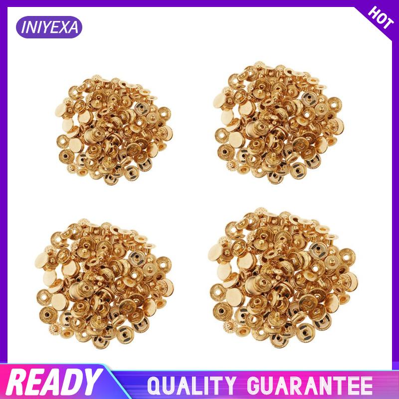 Bộ 30 Nút Bấm Bằng Đồng Thau Chuyên Dụng Cho May Vá Áo Khoác Da / Túi Xách