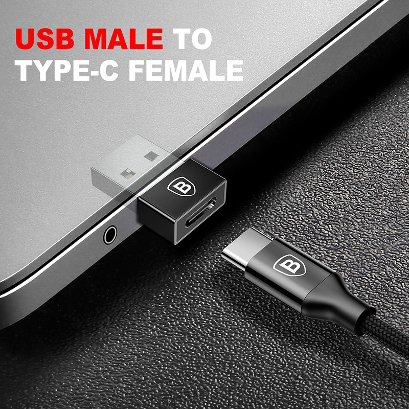 Đầu chuyển đổi dữ liệu từ đầu cắm USB sang cổng Type C dành cho Notebook