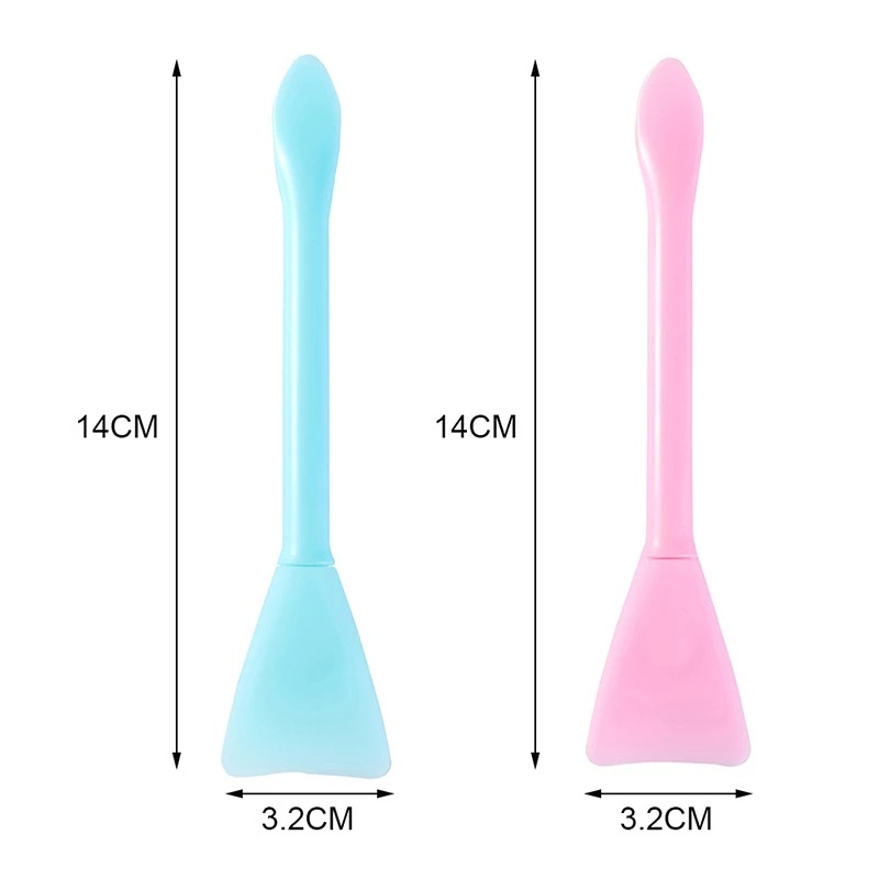 Cọ Silicon Mềm Hai Đầu Phết Mặt Nạ Bùn Đa Năng Tiện Dụng
