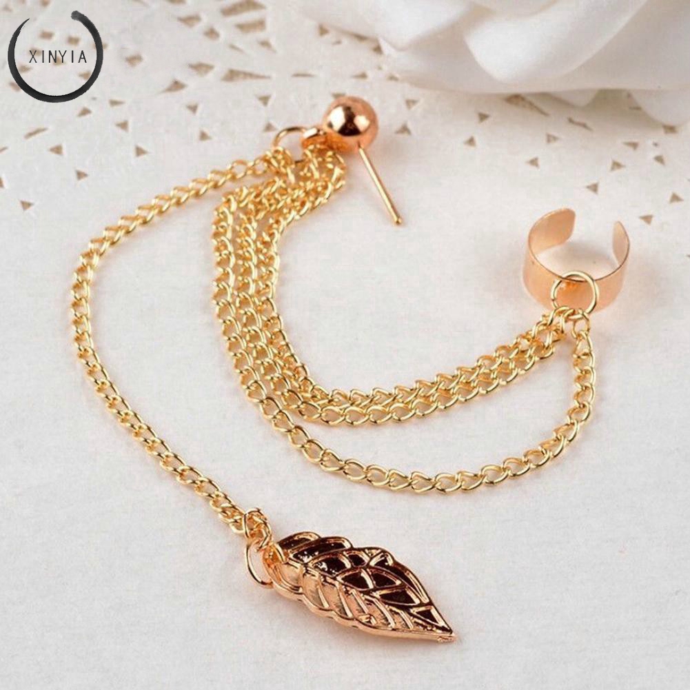 Đôi Bông Tai Hợp Kim Họa Tiết Hình Học Thời Trang Cho Nữ