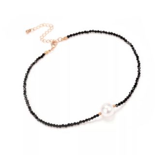 Vòng Cổ Choker Pha Lê Áo Đính Nt Thật 8 ly