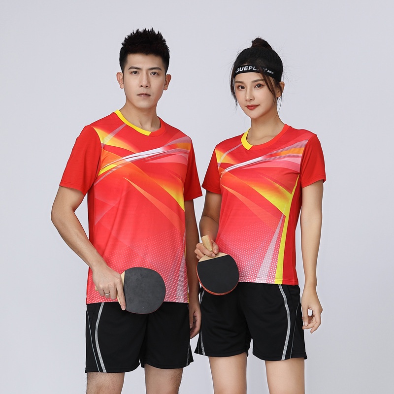 Bộ Đồ Thể Thao Tay Ngắn Nhanh Khô Thời Trang Mùa Hè 2022 Cho Nam Và Nữ