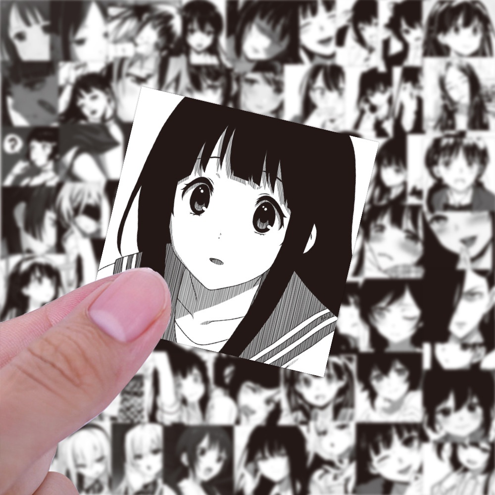 Set 60 Miếng Dán Chống Thấm Nước Họa Tiết Graffiti Trang Trí Mũ Bảo Hiểm / Điện Thoại