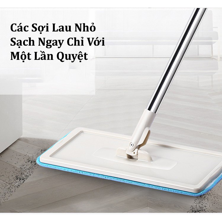 CÂY LAU NHÀ THÔNG MINH TỰ VẮT 360 ĐỘ: CÂY LAU NHÀ THẾ HỆ MỚI