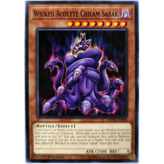 [Thẻ Yugioh] Wicked Acolyte Chilam Sabak |EN| Common