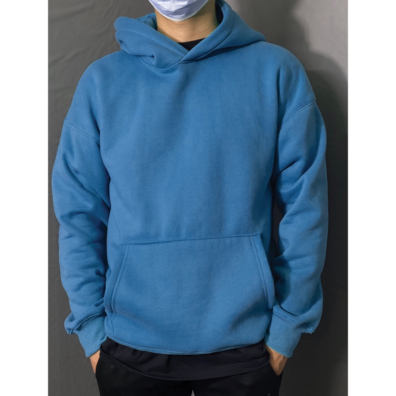 Áo Hoodie trơn Unisex đôi form rộng nam nữ vải Nỉ Bông | BigBuy360 - bigbuy360.vn