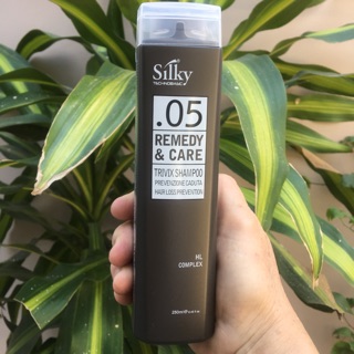 Dầu gội chống rụng và giúp mọc tóc nhanh silky trivix 250ml
