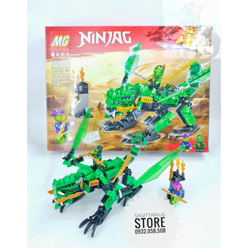 Lego MG Lắp Ráp Rồng Bay NinjaG 66001