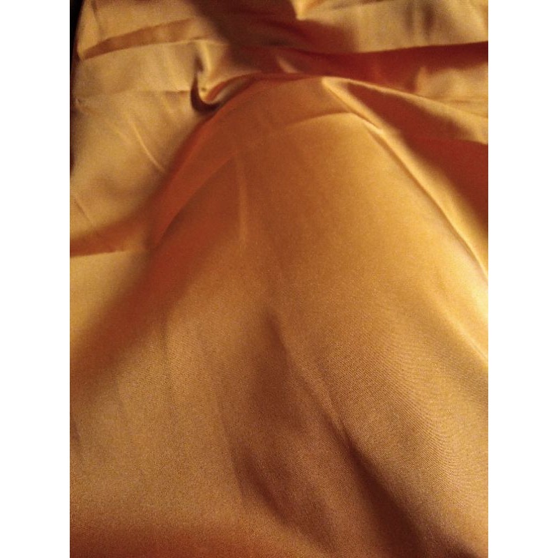 Vải phi lụa màu vàng cam