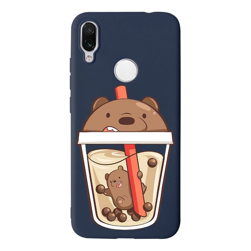 Ốp điện thoại hình gấu cho Xiaomi Mi A1 A2 Redmi 4X S2 5A Note 4 4X 5/5 Pro 5A/6A 6 Pro We Bare Bears