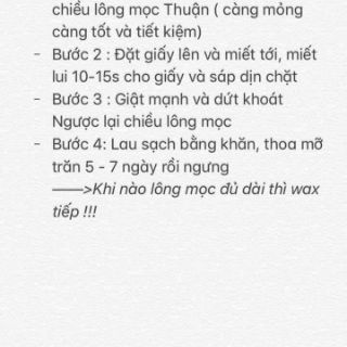 SÁP WAX TRIỆT LÔNG MẬT ONG,NHÂN SÂM ( tặng kèm giấy và que wax)