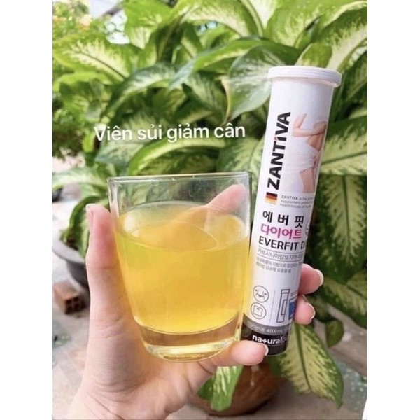 Viên sủi giảm cân an toàn Zantiva