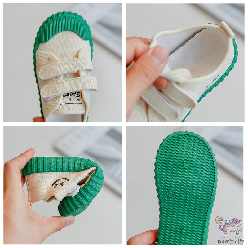 Giày Vải Canvas Màu Sắc Thời Trang Phong Cách Hàn Quốc Thời Trang Năng Động Cho Bé