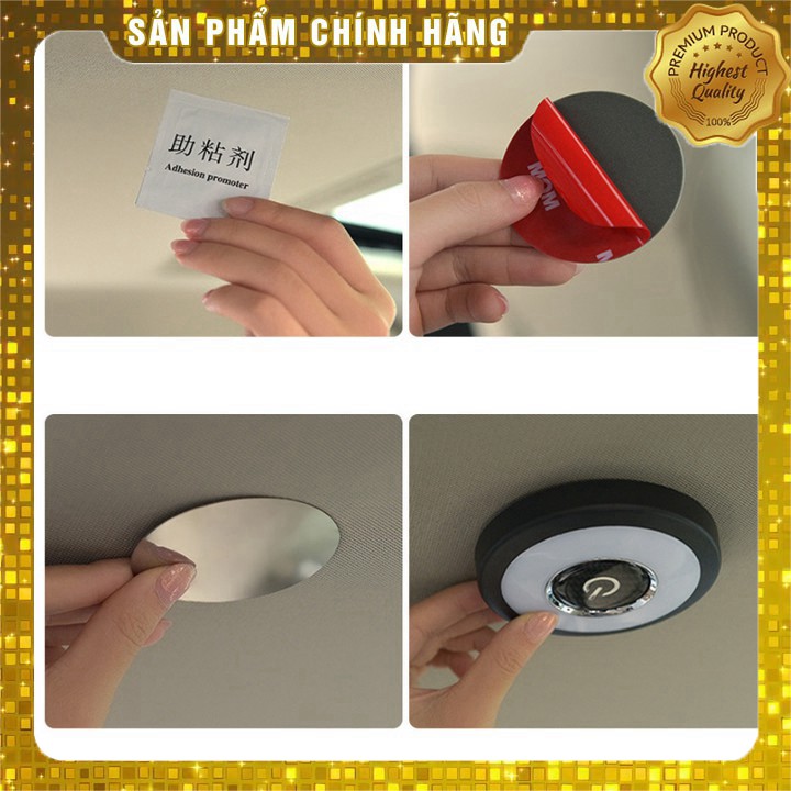 Đèn led gắn trần nhà phòng khách, bếp, ô tô,..( 3 màu) AD