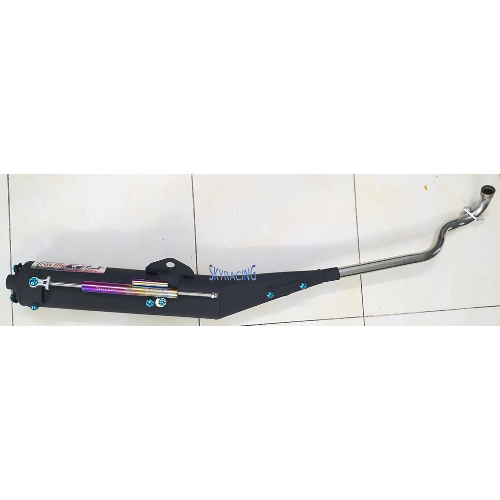 Pô una gắn WS110 kèm ốc GR5 và trợ lực kiểu