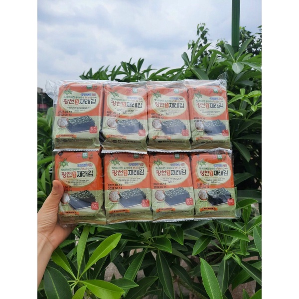[ Lốc 16 gói ] Rong Biển Ăn Liền Hàn Quốc