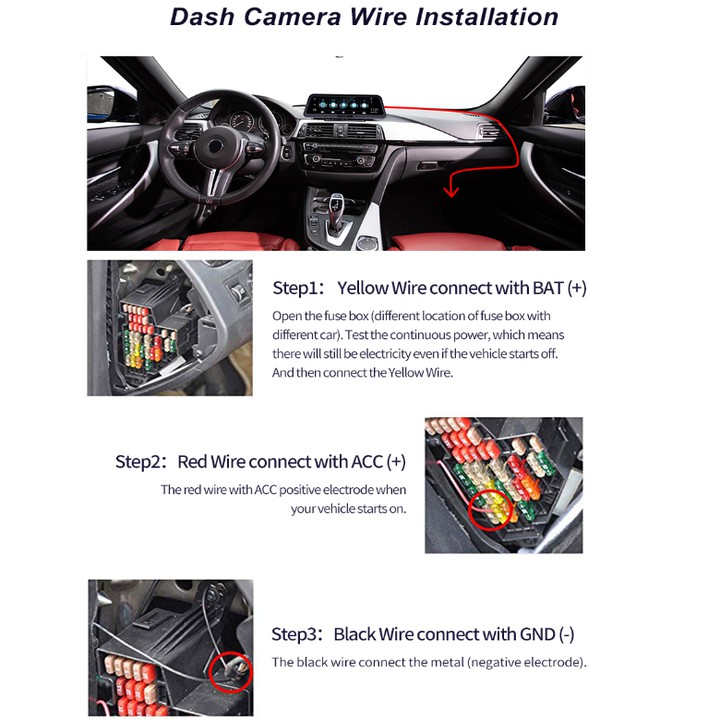 Bộ Kit nguồn đấu điện 24/24 dùng cho camera hành trình ô tô MÃ HC668