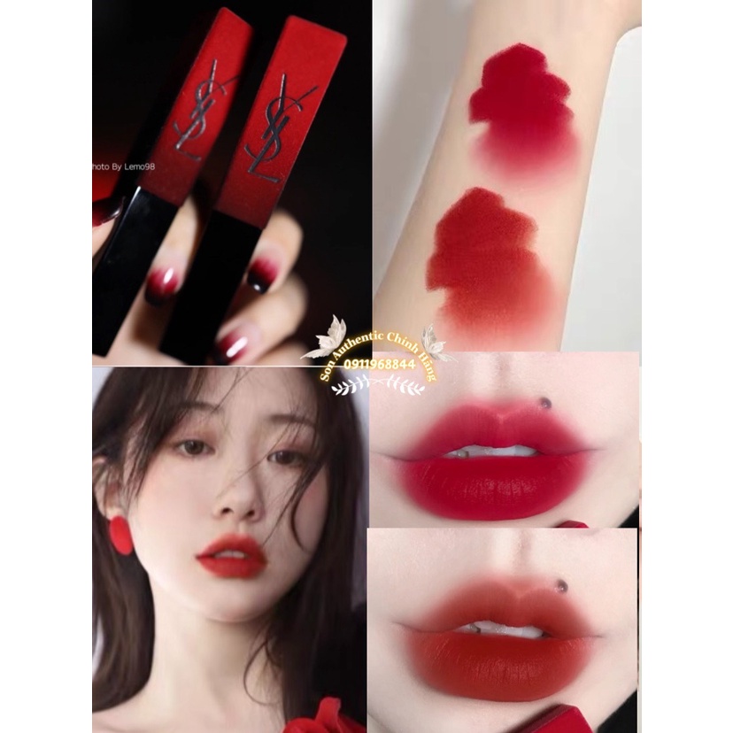 Son YSL Vỏ Đỏ Nhung Phiên Bản Giới Hạn - Son Ysl Slim Matte Đỏ Nhung Bản Limited