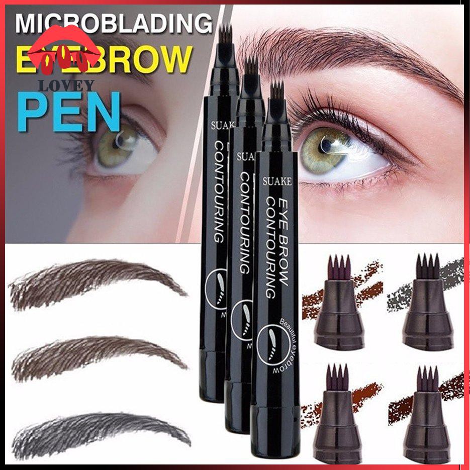 (Hàng Mới Về) Bút Kẻ Lông Mày Dạng Phẩy Sợi Chống Nước Nhiều Màu Sắc Lựa Chọn | BigBuy360 - bigbuy360.vn