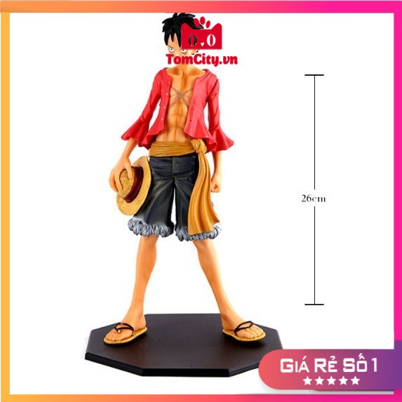 Mô Hình Luffy - One Piece Cỡ Lớn 26cm Cực Đẹp PVC Chất Lượng Cao