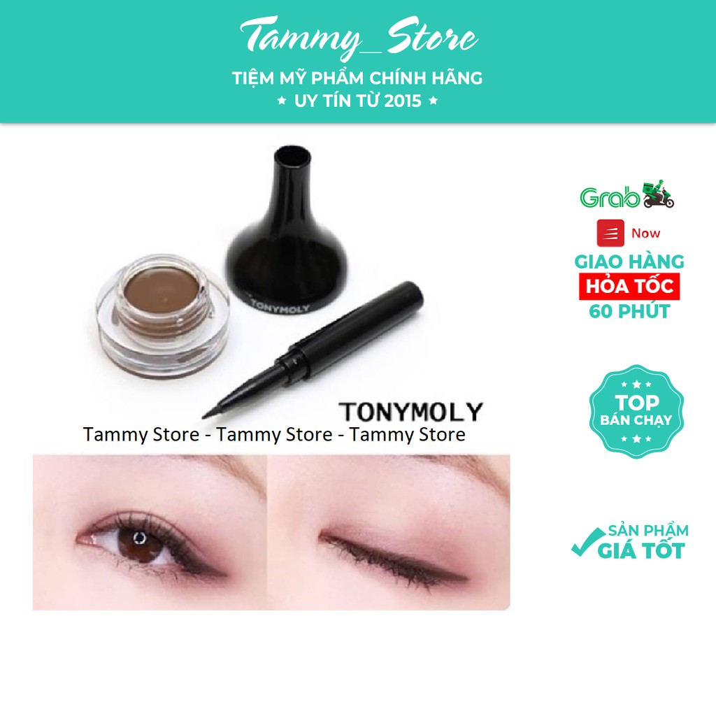 Gel kẻ mắt Tonymoly Backstage Gel Eyeliner (nâu - đen) | BigBuy360 - bigbuy360.vn