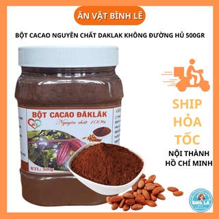 Bột Cacao Nguyên Chất Daklak Không Đường Hủ 500gr