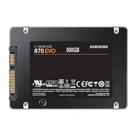 Ổ cứng SSD 500GB Samsung 870 EVO MZ-77E500BW (Hàng Chính Hãng)