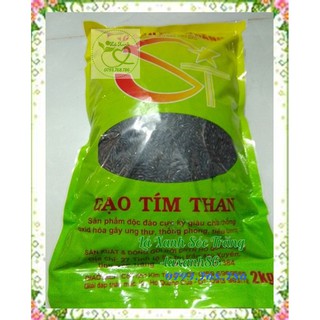 Gạo tím than st - đặc sản sóc trăng