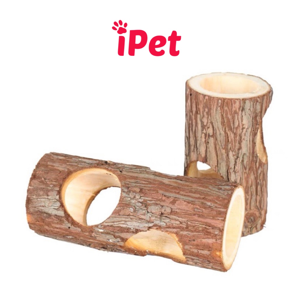 Đồ Chơi Ống Hang Chui Gốc Cây Dành Cho Hamster - iPet Shop
