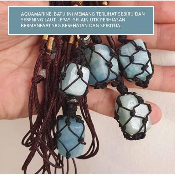 Dây Chuyền Mặt Đá Aquamarine Lbp16