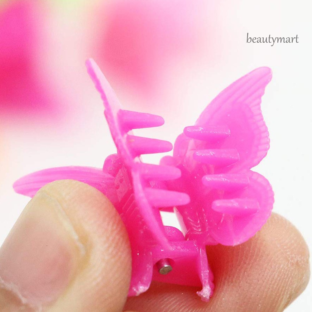 [Hàng mới về] Bộ 100 kẹp tóc hình con bướm màu kẹo dễ thương xinh xắn