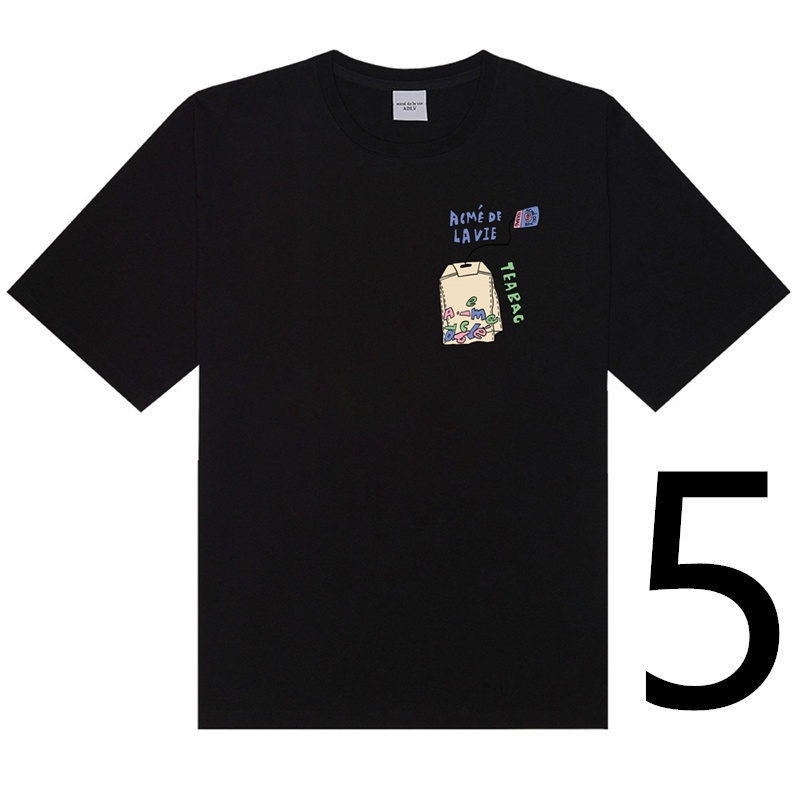 ADLV Áo Thun Tay Ngắn In Hình Thời Trang Dành Cho Nam Nữ