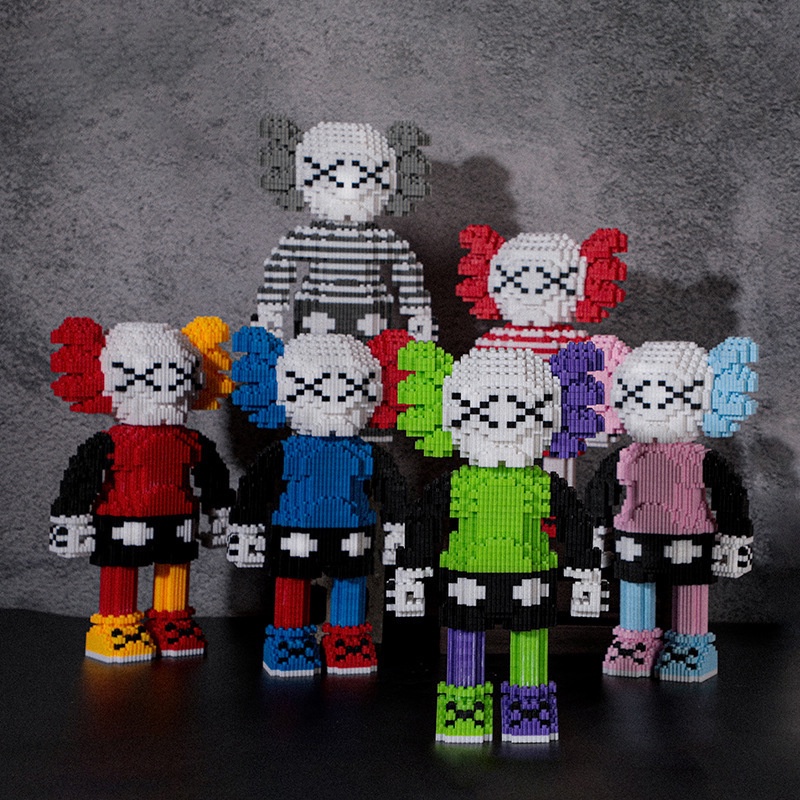 Đồ Chơi LEGO Lắp Ráp Hình kaws Dễ Thương Cho Bé