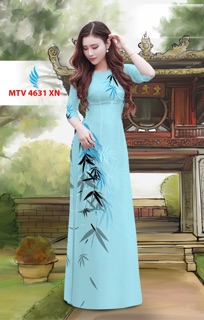 Vải áo dài lá trúc