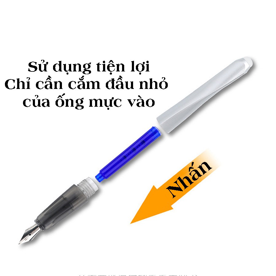 Ống mực xóa được dùng cho bút máy