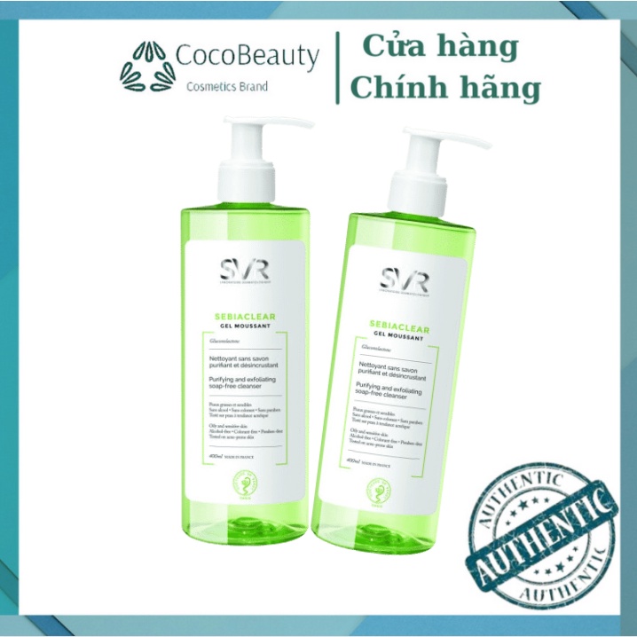 Sữa Rửa Mặt SVR Sebiaclear Gel Moussant 400ml Gel Rửa Mặt SVR