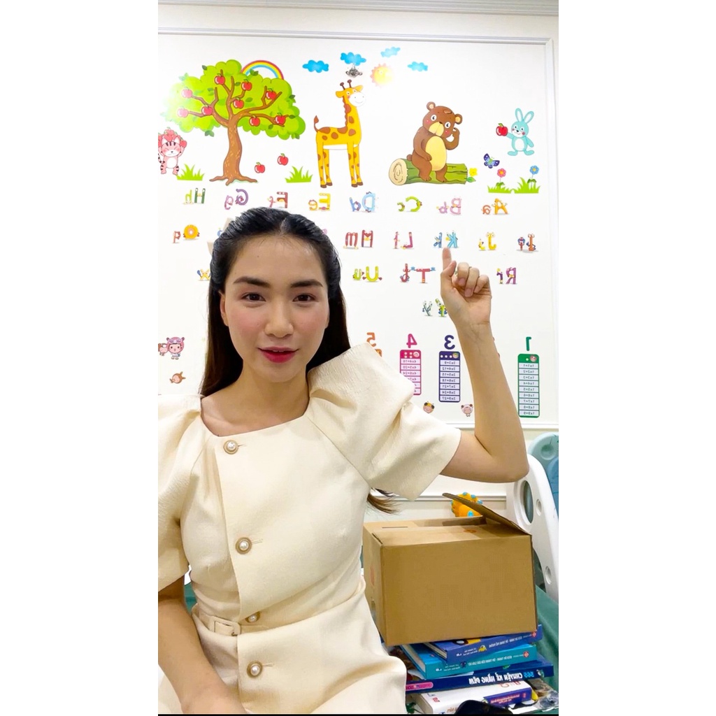 Tranh Dán Tường Cho Bé (CỰC RẺ) - Decal Dán Tường Cho Bé - Tranh Dán Bảng Chữ Cái