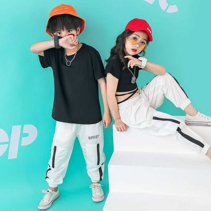 Bộ Trang Phục Nhảy Jazz Hip Hop Cá Tính Dành Cho Bé