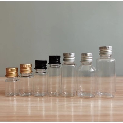 Chai nhựa nắp vặn nhôm vàng chiết dung dịch, mỹ phẩm [30ml, 50ml, 60ml, 100ml]