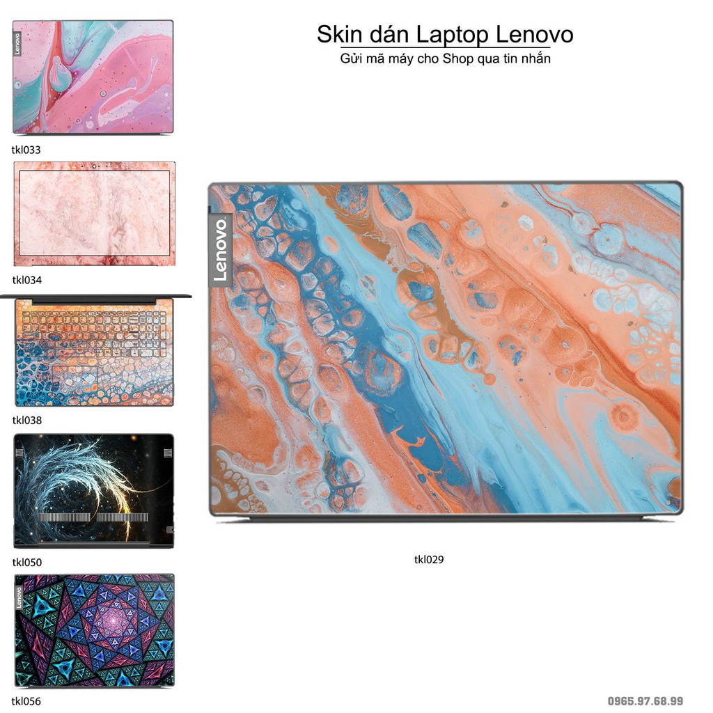 Skin dán Laptop Lenovo in hình thiết kế _nhiều mẫu 6 (inbox mã máy cho Shop)