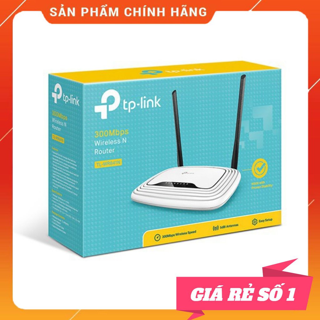 [Chính Hãng] Bộ phát wifi 2 râu TP-Link 841 Chuẩn N Tốc Độ 300Mbps | WebRaoVat - webraovat.net.vn