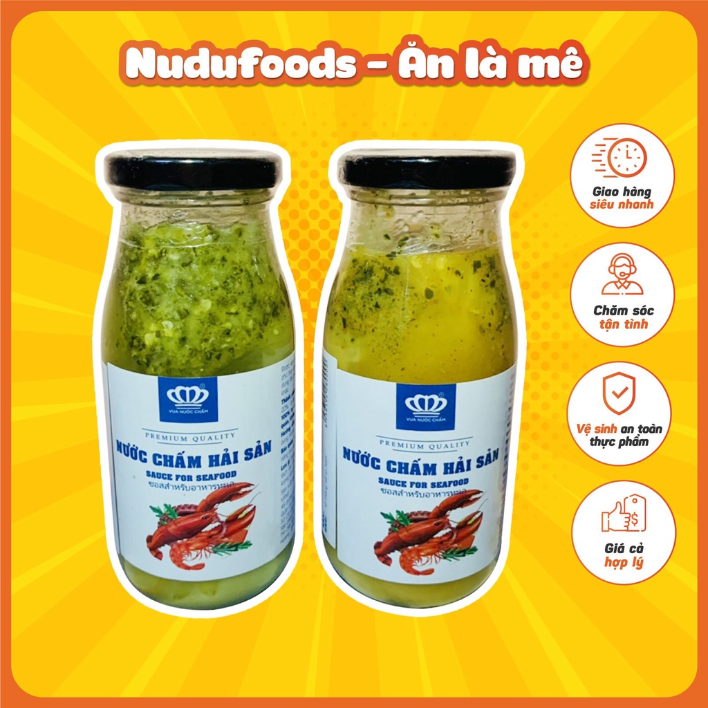 Combo 2 chai nước chấm hải sản 350ml ( 1chấm xanh + 1 chấm đỏ)