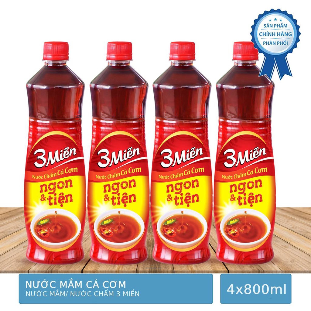 Nước Chấm cá cơm 3 miền 800ml